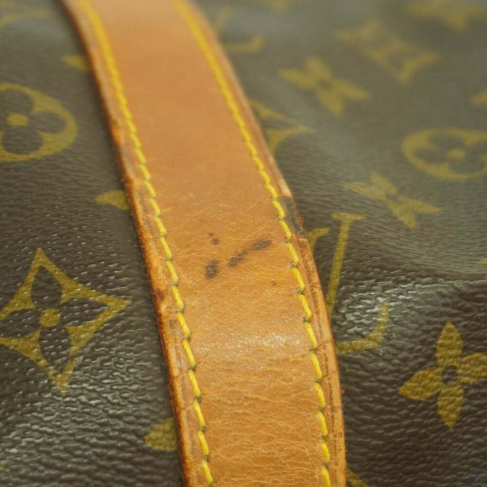 LOUIS VUITTON Brown Monogram Keepall 55 Boston Bag - Picture 12 of 15